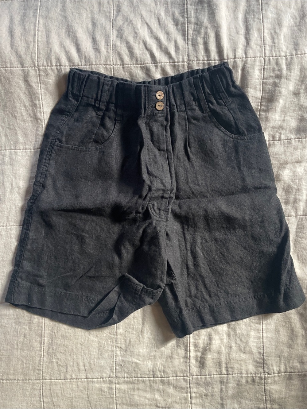 Not Perfect Linen Shorts